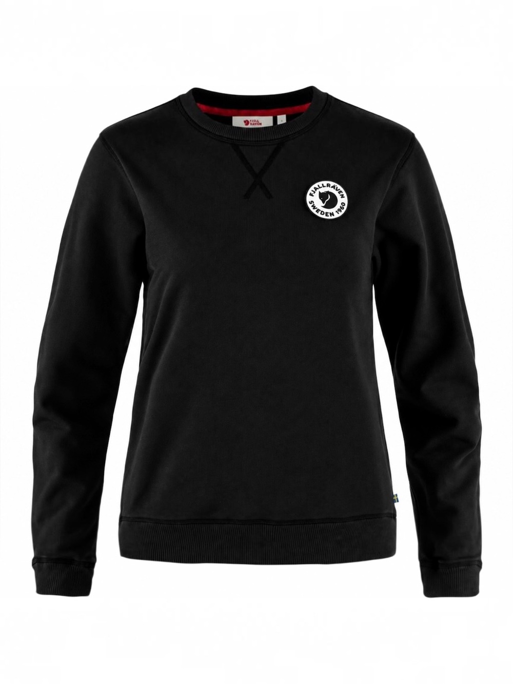 Fjallraven 1960 Logo Badge Sweater Women's Size S Black